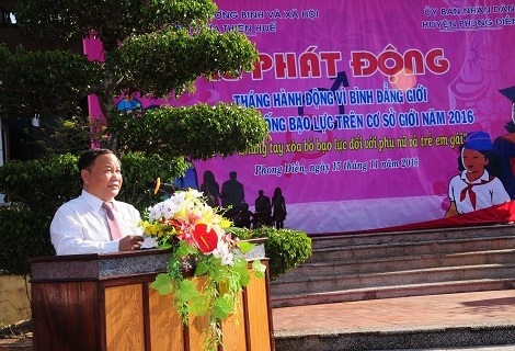 Phát động "Tháng hành động về Bình Đẳng giới và phòng chống bạo lực trên cơ sở giới"