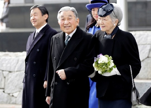 Vẻ uy nghi của Nhà vua Akihito và Hoàng hậu Michiko