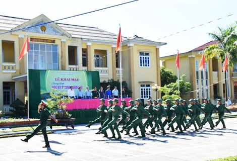 100 em thiếu nhi  tham gia Chương trình "Học kỳ trong Quân đội" năm 2017      