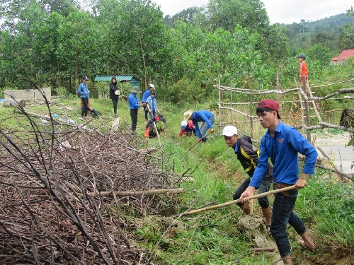 Nhiều chương trình tại hoạt động tình nguyện hè cấp tỉnh năm 2017