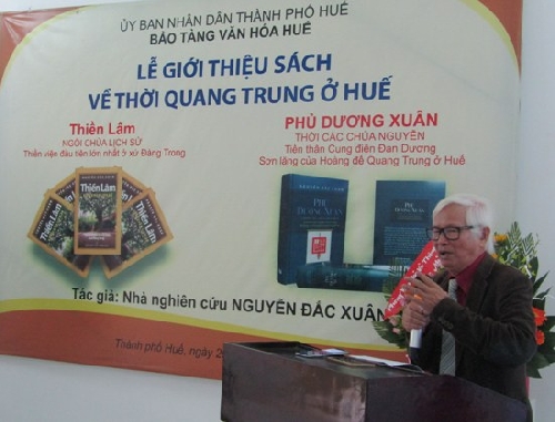 Lễ giới thiệu sách về thời Quang Trung ở Huế của nhà nghiên cứu Nguyễn Đắc Xuân