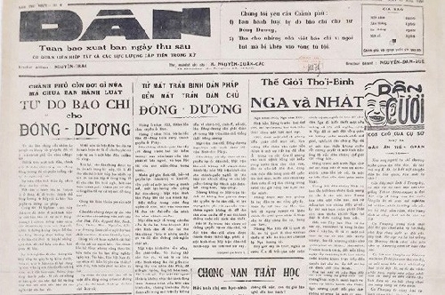 Báo 'Dân' trong dòng chảy báo chí Cách mạng Thừa Thiên Huế và miền Trung    