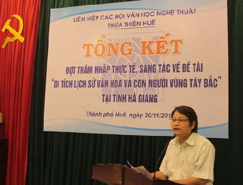 Tổng kết trại sáng tác về chủ đề “Di tích lịch sử văn hóa và đời sống của đồng bào Tây Bắc” tại tỉnh Hà Giang