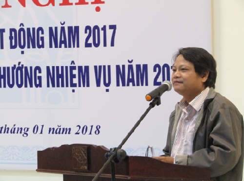 Hội Nhà văn Thừa Thiên Huế tổ chức Hội nghị  tổng kết hoạt động năm 2017 và triển khai phương hướng hoạt động năm 2018