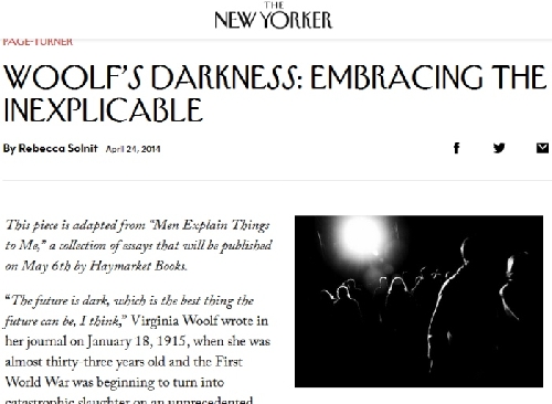 Bóng tối của Woolf: Ôm chứa cái bất khả giải