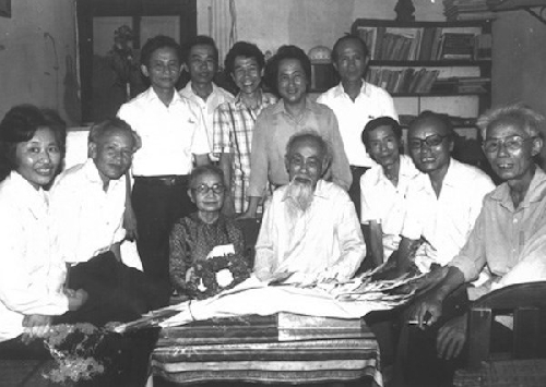 Không gian tôn vinh cố học giả Đào Duy Anh tại hội sách tháng Tư