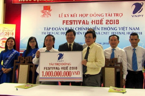 VNPT tài trợ viễn thông và công nghệ thông tin cho Festival Huế 2018