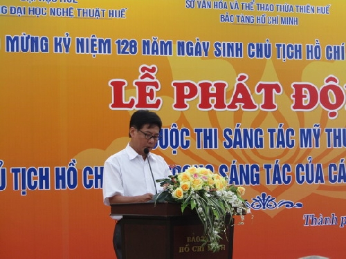 Lễ phát động cuộc thi sáng tác mỹ thuật:"Chủ tịch Hồ Chí Minh trong sáng tác của các nghệ sỹ tạo hình Huế"