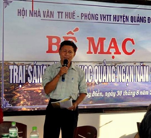 Bế mạc trại sáng tác Văn học Quảng Ngạn năm 2018.