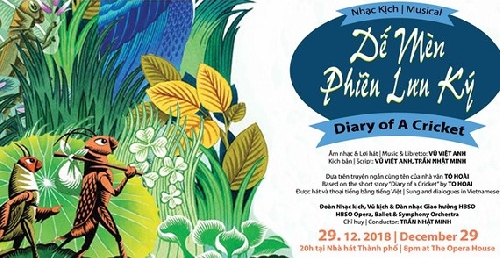 Biểu diễn tác phẩm âm nhạc viết cho nhạc kịch Dế mèn phiêu lưu ký