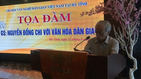 Học giả Nguyễn Đổng Chi với văn hóa dân gian