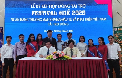 Ngân hàng BIDV là nhà tài trợ Đồng của Festival Huế 2020