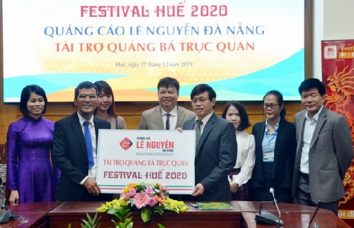 DN Lê Nguyễn tài trợ quảng bá trực quang cho Festival Huế 2020