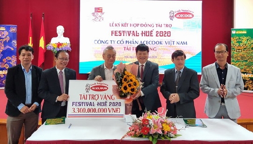 Công ty Cổ phần Acecook Việt Nam tài trợ Vàng cho Festival Huế 2020