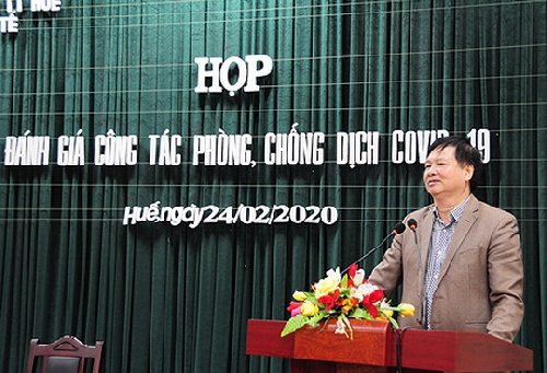 Phó chủ tịch UBND tỉnh Nguyễn Dung chủ trì họp đánh giá công tác phòng chống dịch Covid-19 trên địa bàn tỉnh