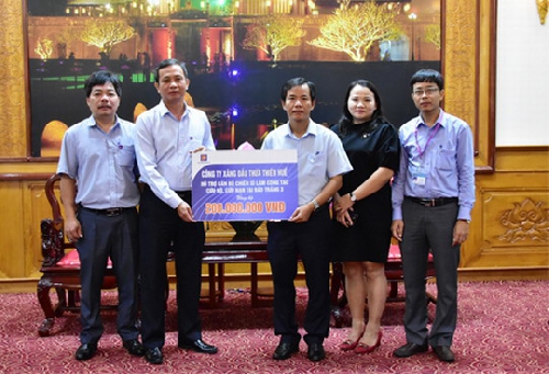 Nhiều doanh nghiệp ủng hộ Thừa Thiên Huế khắc phục hậu quả thiên tai