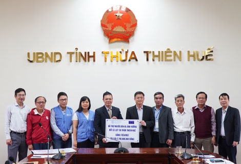 Cơ quan Lương thực và Nông nghiệp Liên hợp quốc hỗ trợ người dân Thừa Thiên Huế khắc phục hậu quả bão lụt