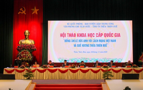 Hội thảo khoa học  “Đồng chí Lê Đức Anh với cách mạng Việt Nam và quê hương Thừa Thiên Huế” 
