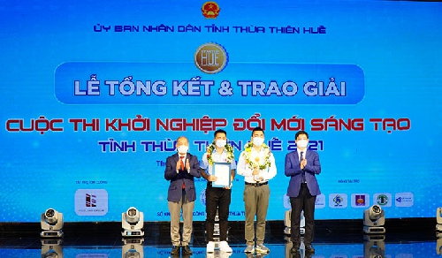 Tổng kết và trao giải Cuộc thi Khởi nghiệp đổi mới sáng tạo tỉnh Thừa Thiên Huế năm 2021