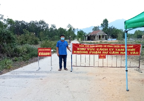 Thực hiện giãn cách xã hội đối với xã Lộc Thủy, Phú Lộc