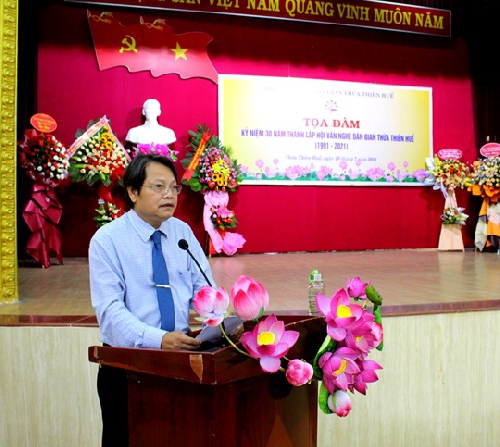 Tọa đàm kỷ niệm 30 năm ngày thành lập Hội Văn nghệ dân gian Thừa Thiên Huế(1991-2021). 