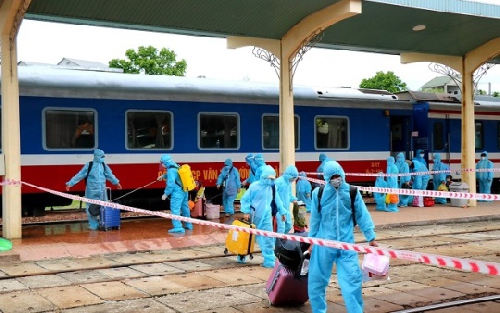 Thừa Thiên Huế: Dự kiến đón công dân từ Thành phố Hồ Chí Minh trở về địa phương bằng tàu hỏa