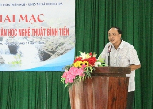 Khai mạc trại sáng tác VHNT Bình Tiến năm 2021