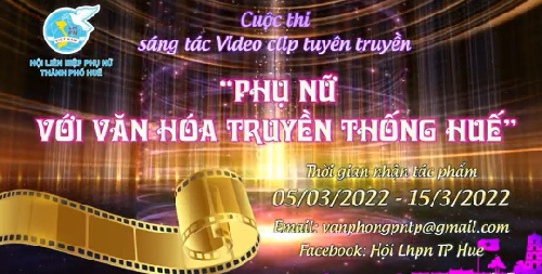 Phát động cuộc thi video clip "Phụ nữ với văn hóa truyền thống Huế"