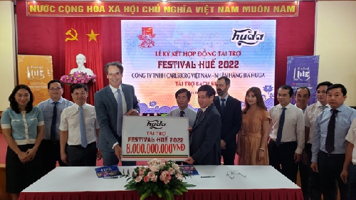 Carlsberg Việt Nam tài trợ 08 tỷ đồng cho Festival Huế 2022.