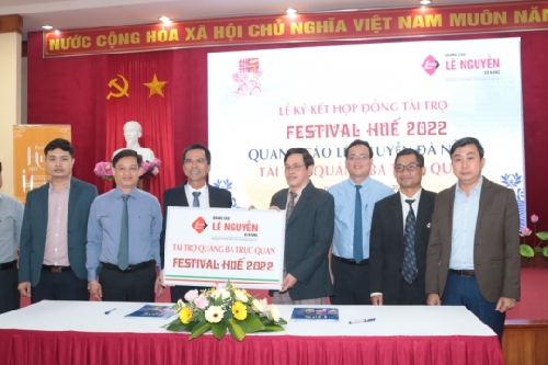 Ký kết tài trợ Festival Huế 2022