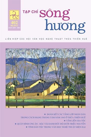 Đón đọc Tạp chí Sông Hương số 402, tháng 8 - 2022
