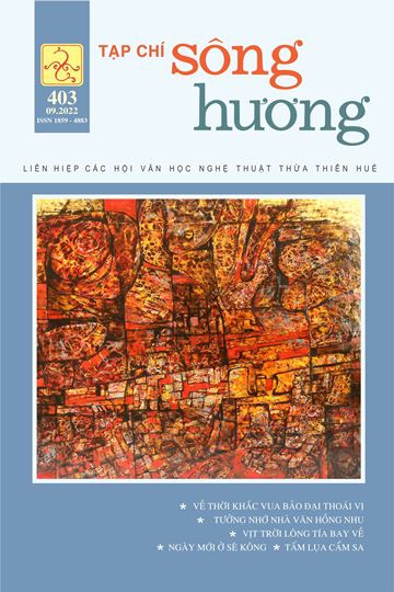Đón đọc Tạp chí Sông Hương số 403, tháng 9/2022
