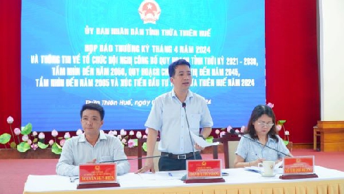  Ủy ban Nhân dân tỉnh tổ chức họp báo thường kỳ tháng 4/2024