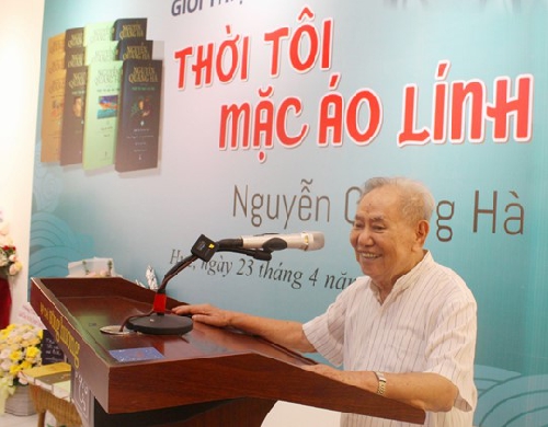 Giới thiệu tuyển tập " Thời tôi mặc áo lính của nhà văn Nguyễn Quang Hà