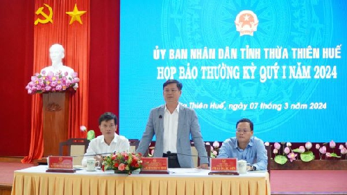 Ủy ban nhân dân tỉnh tổ chức họp báo thường kỳ quý I năm 2024