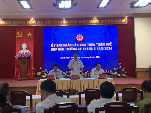 Ủy ban nhân dân tỉnh tổ chức họp báo thường kỳ tháng 05/2024