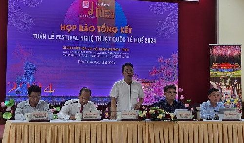 Họp báo tổng kết Tuần lễ Festival Huế 2024: “thương hiệu thành phố Festival vươn tầm”