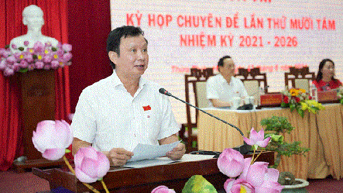 Hội đồng nhân dân tỉnh khóa VIII tổ chức kỳ họp chuyên đề lần thứ 18
