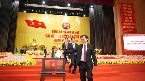 Đại hội đại biểu Đảng bộ thành phố nhiệm kỳ 2025 – 2030 bầu Ban Chấp hành khoá XVII 