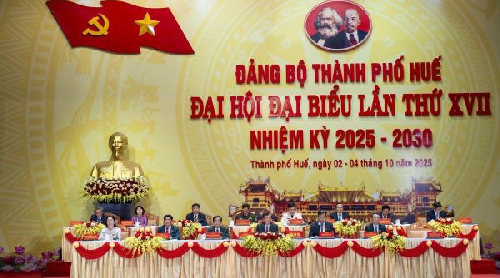 Đại hội đại biểu Đảng bộ thành phố Huế lần thứ XVII tiến hành phiên trù bị