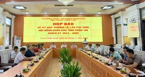 HĐND tỉnh họp báo về kỳ họp thứ 9 với nhiều thông tin quan trọng