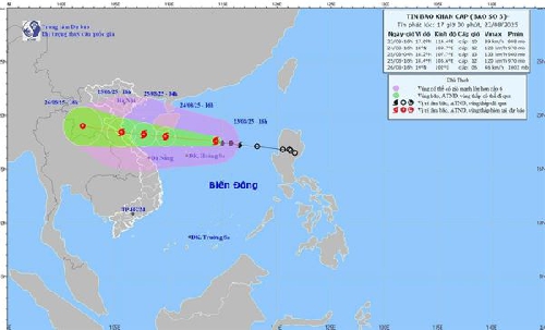 Chỉ thị về tập trung lãnh đạo, chỉ đạo phòng, chống, ứng phó và khắc phục cơn bão số 5 (Kajiki)