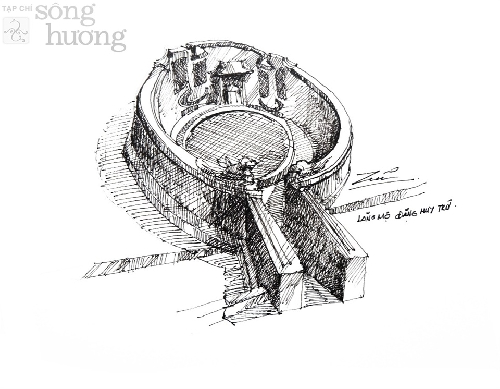 Ký họa di tích danh nhân Đặng Huy Trứ