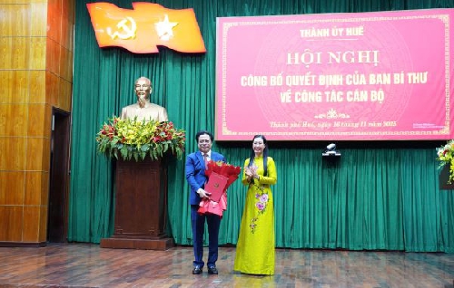 Đồng chí Nguyễn Khắc Toàn giữ chức Phó Bí thư Thành ủy Huế