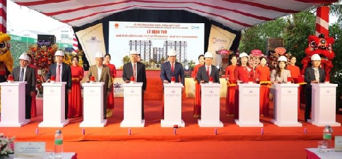 Lễ động thổ Công trình Nhà ở xã hội – Chung cư cao tầng OXH2 thuộc Dự án Khu phức hợp Thủy Vân giai đoạn 2 