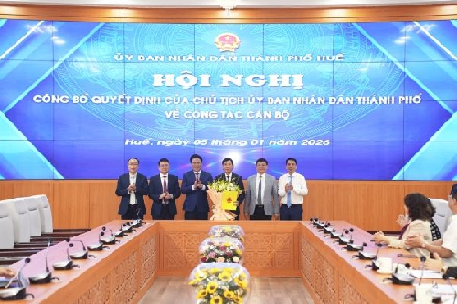 Bổ nhiệm Phó Chánh Văn phòng UBND thành phố