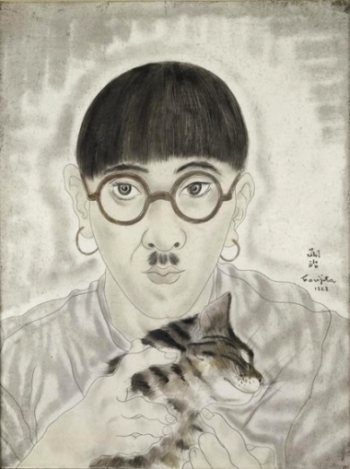 Mèo trong tranh Foujita