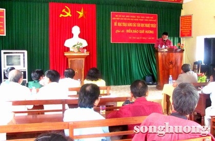 Bế mạc Trại sáng tác VHNT “Biển, đảo quê hương”